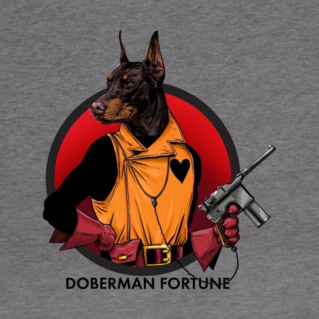 Doberman Fortune small by ThirteenthFloor